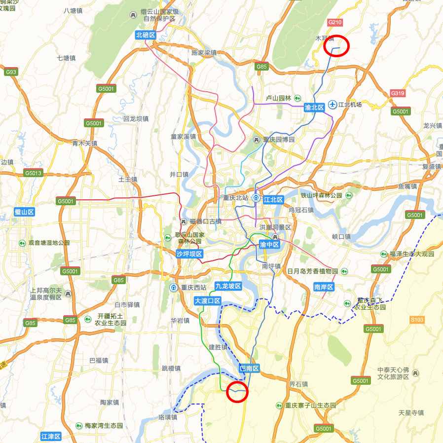 重庆轻轨3号线是世界最长的单轨线路，贯通重庆市区与南北郊区