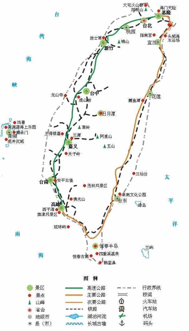 湖南七日游最佳路线（浙江旅游地图）