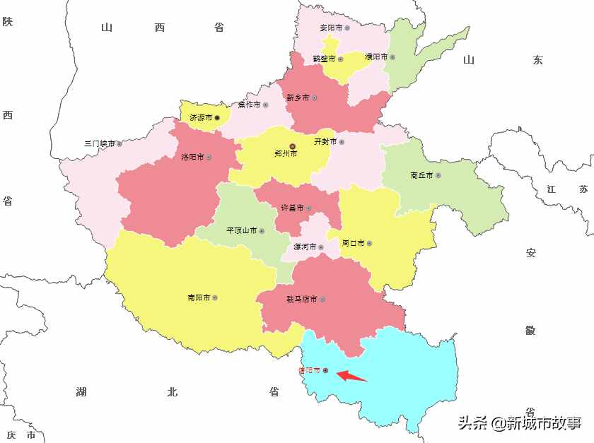 河南省信阳市区划、人口、面积情况