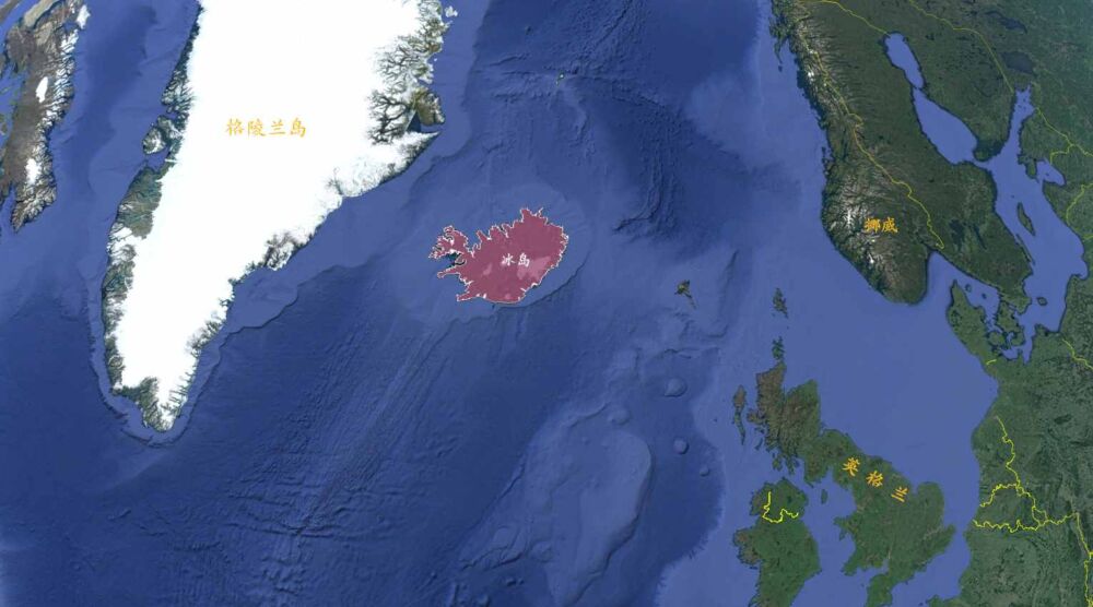 称为冰火之国的冰岛（冰岛地理位置）