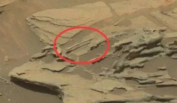 一组照片疑似证明火星有外星人