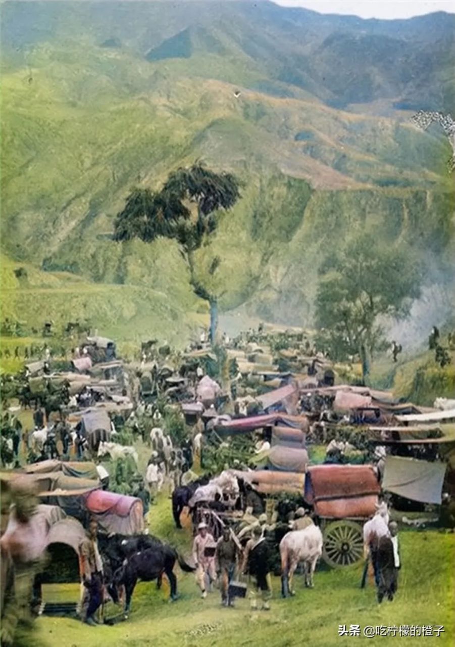 老照片：外国人拍摄的1907年的山西忻州，繁荣富庶的秀荣古城