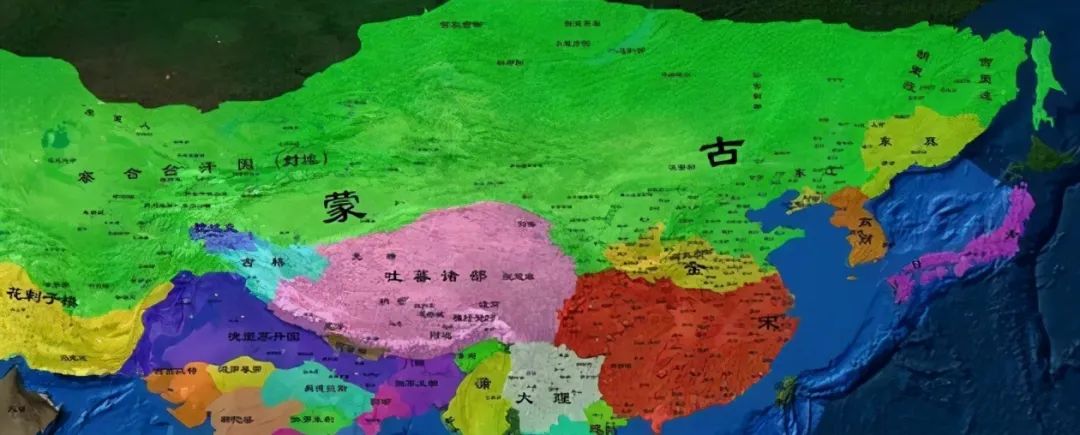 元朝时，成吉思汗曾打下的江山有多大？放现在都包含了哪些国家？