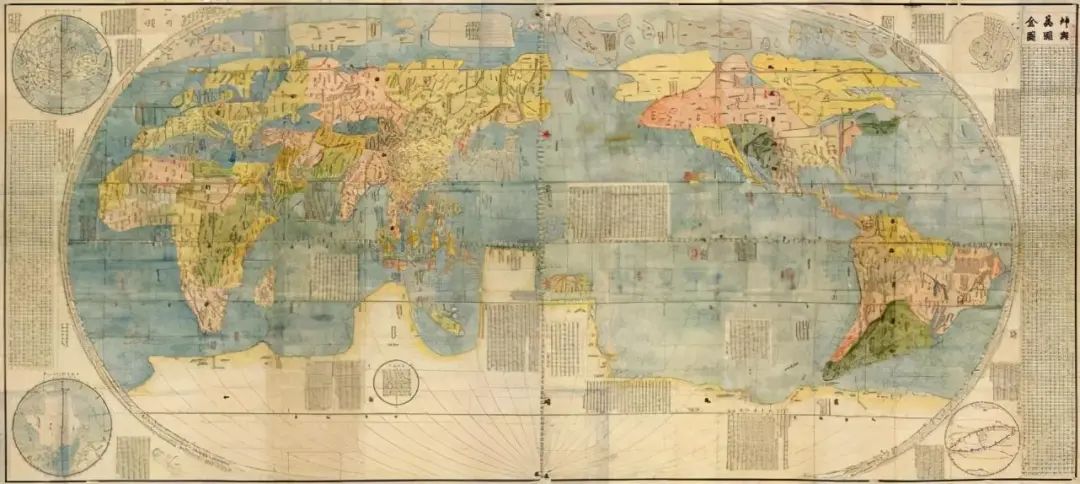 看过明朝人画的世界地图，就明白，清朝统治者究竟有多蠢