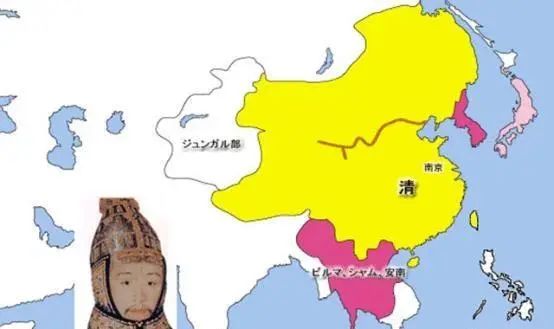 看看日本眼中的清朝地图 我们就明白了历史不是狗屎运来的！