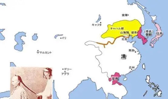 看看日本眼中的清朝地图 我们就明白了历史不是狗屎运来的！