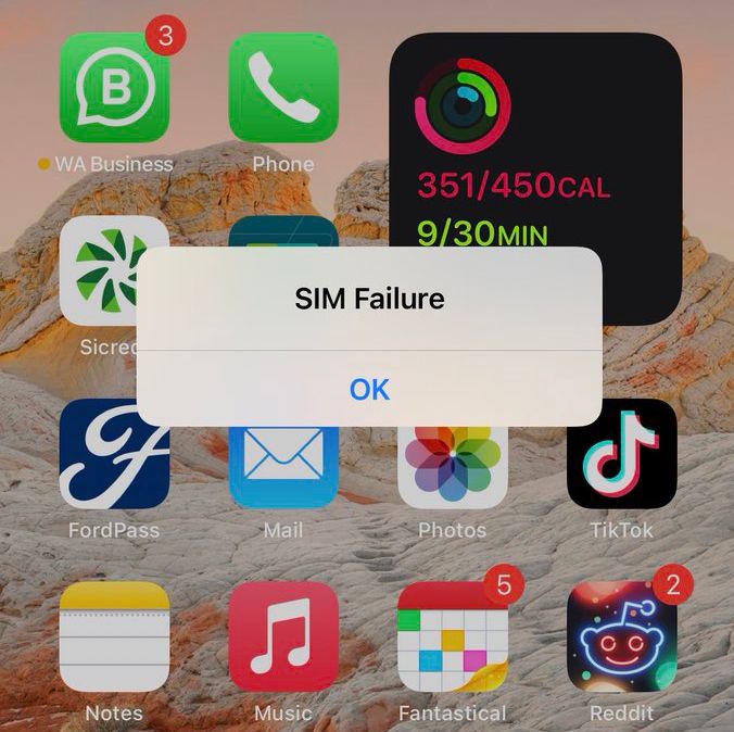 更新iOS 14.7 Beta 2后出现“SIM 失败”怎么办？
