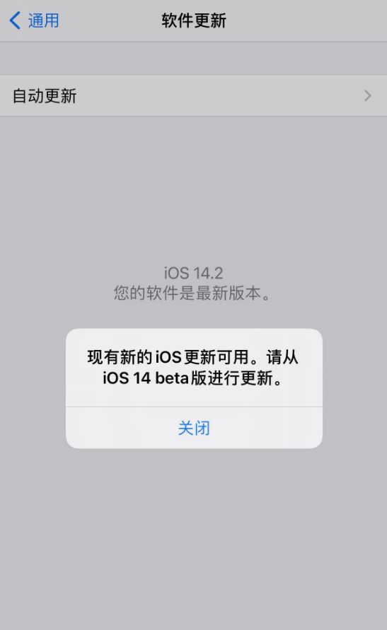 iOS 14.2 反复出现更新提示，需等待苹果修复