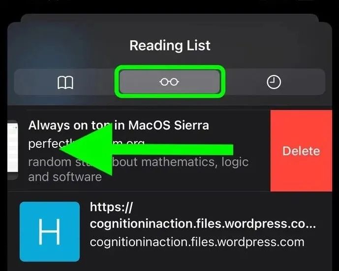 如何清除 iOS 设备上 Safari 浏览器的「阅读列表」？