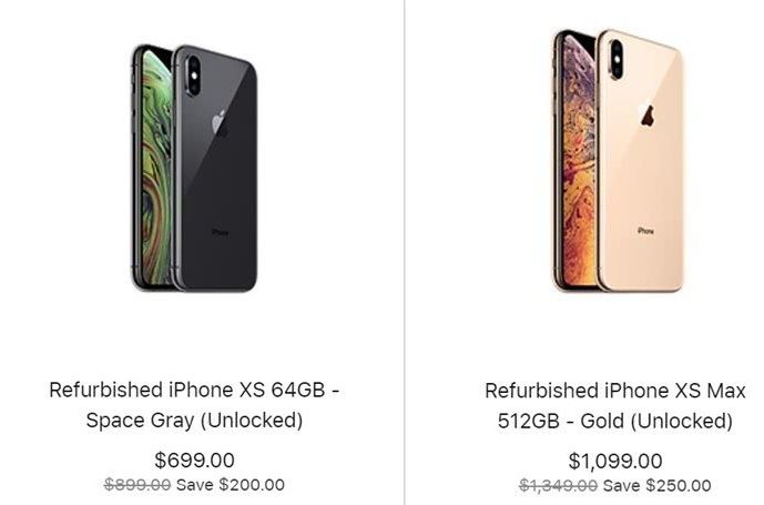 iPhone XS系列翻新机开卖，性价比一般！