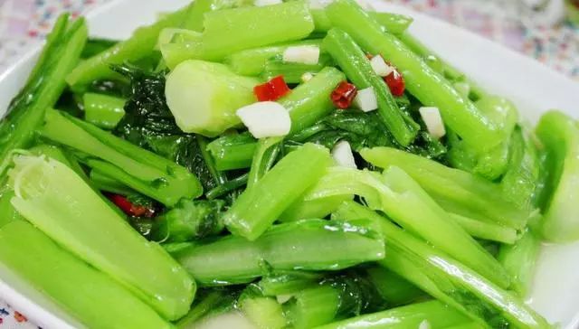 广东菜心的5种做法，清淡营养又美味，做法很简单！