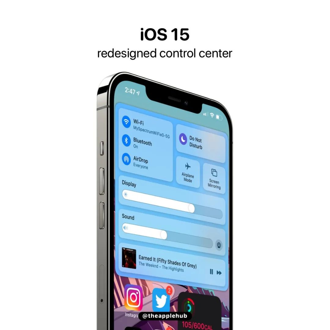 iOS 15 新功能，控制中心大变样