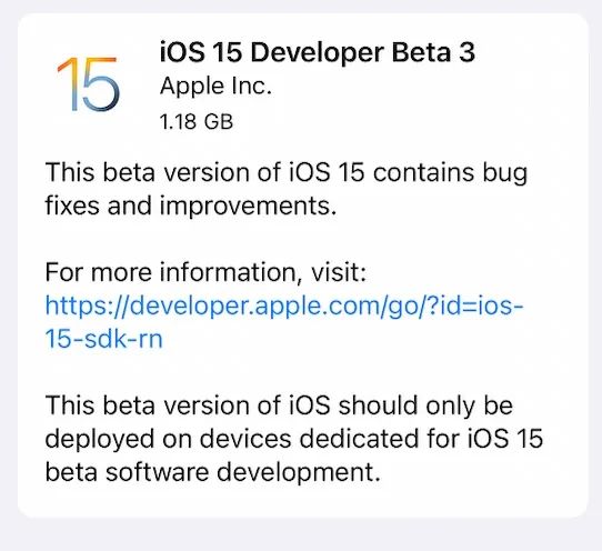 iOS 15 更新，为 iPhone 13 优化