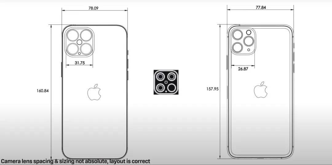 iPhone 12 CAD 设计图曝光，边框更窄更轻薄