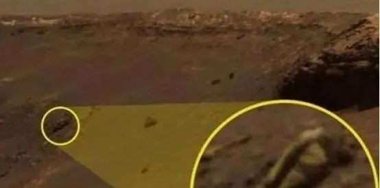 火星再现神秘物体！“祝融号”传回新照片，疑似发现一个“人影”