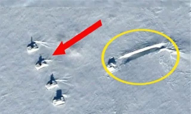 500米长“飞船”现身于南极，它并不属于地球，或是外星人基地