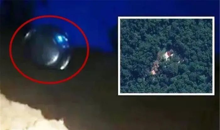 巴西出现坠毁的蓝色UFO，空中的巨大空洞，是平行世界的入口吗？