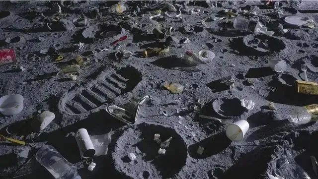总共12个地球人在月球登陆过，为什么月球上却留下了100多吨垃圾？