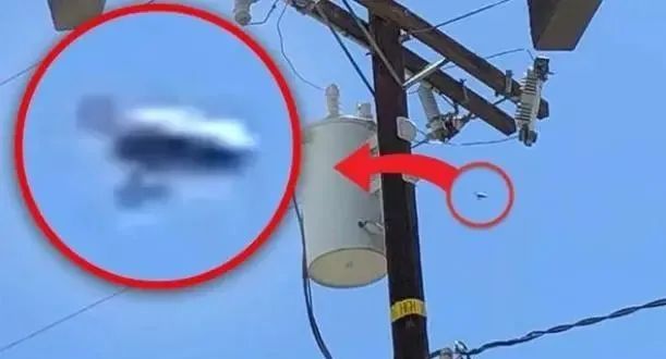 轮廓模糊！51区上空出现一个“灰色物体”，，引发UFO来源猜测
