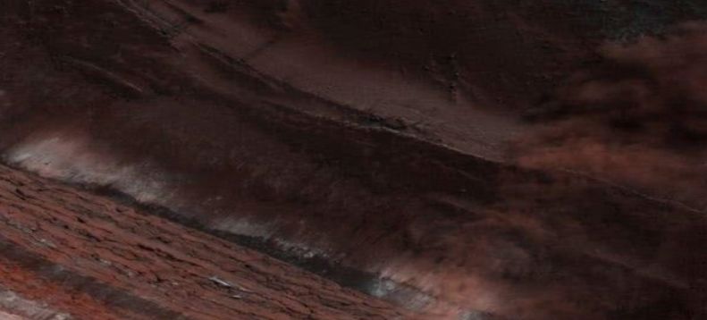 火星上也有全球变暖？NASA捕捉到画面，北极出现大量冰崩！