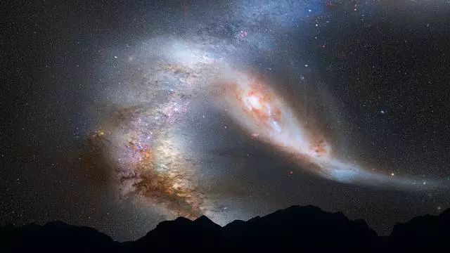 科学家们已确认，银河系中出现山脉、河流、拱门等巨型结构