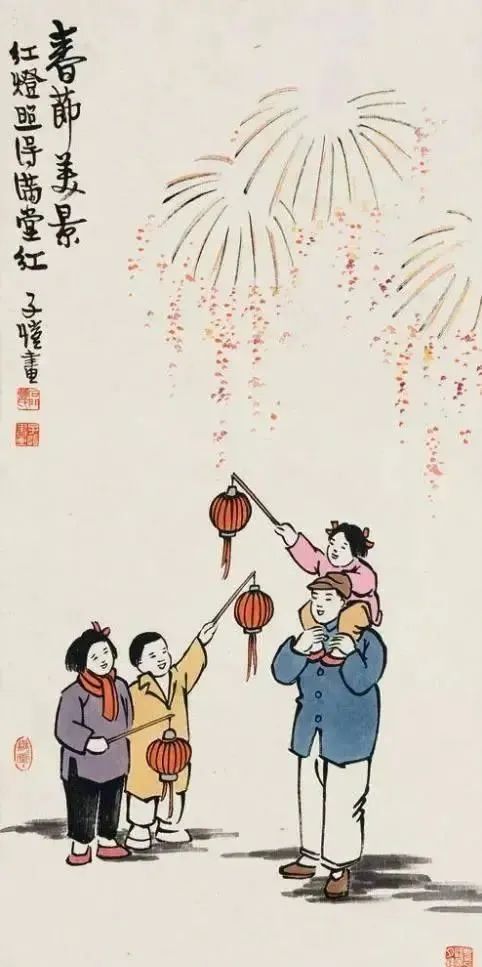七首描写春节的古诗词：年年岁岁花相似， 岁岁年年人不同。