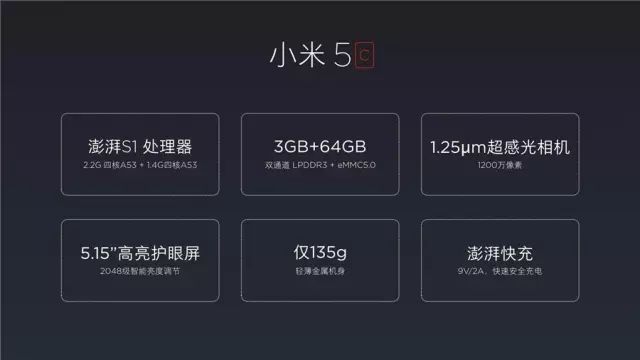 小米推出首款自主研发手机芯片“澎湃S1”