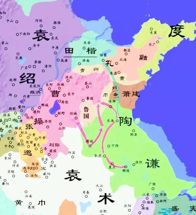 刘备坐拥徐州六郡，是怎么被吕布一波全打下的？