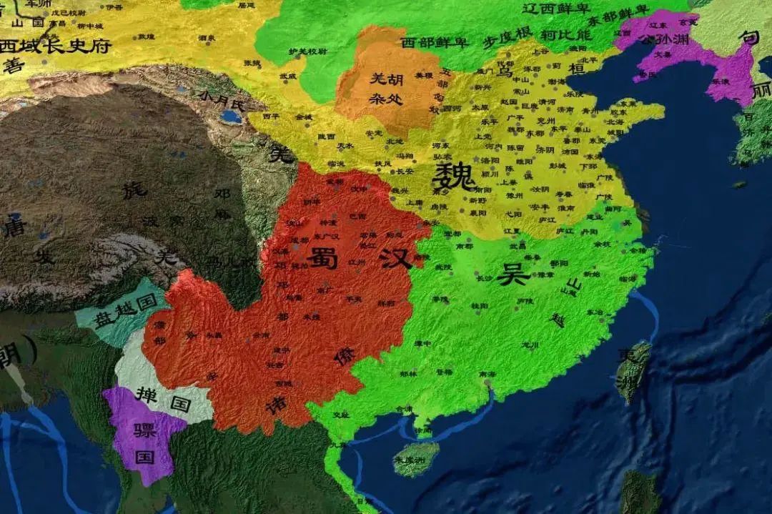从地理上看三国，刘备想一统天下，难度堪比登天！