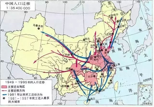 中国古代六次人口大迁移，看看你是从哪里来的？