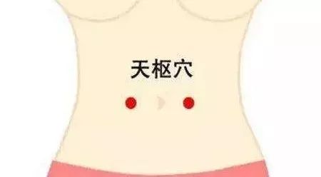 天枢穴： 调中和胃，理气健脾