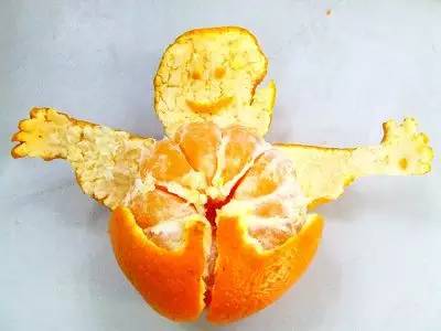 吃橘子千万别扔橘子皮！