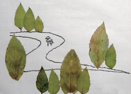 幼儿园树叶粘贴画（20款），创意无限！