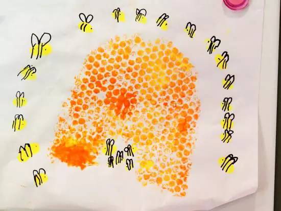 幼儿园用气泡膜手工绘画（10款）