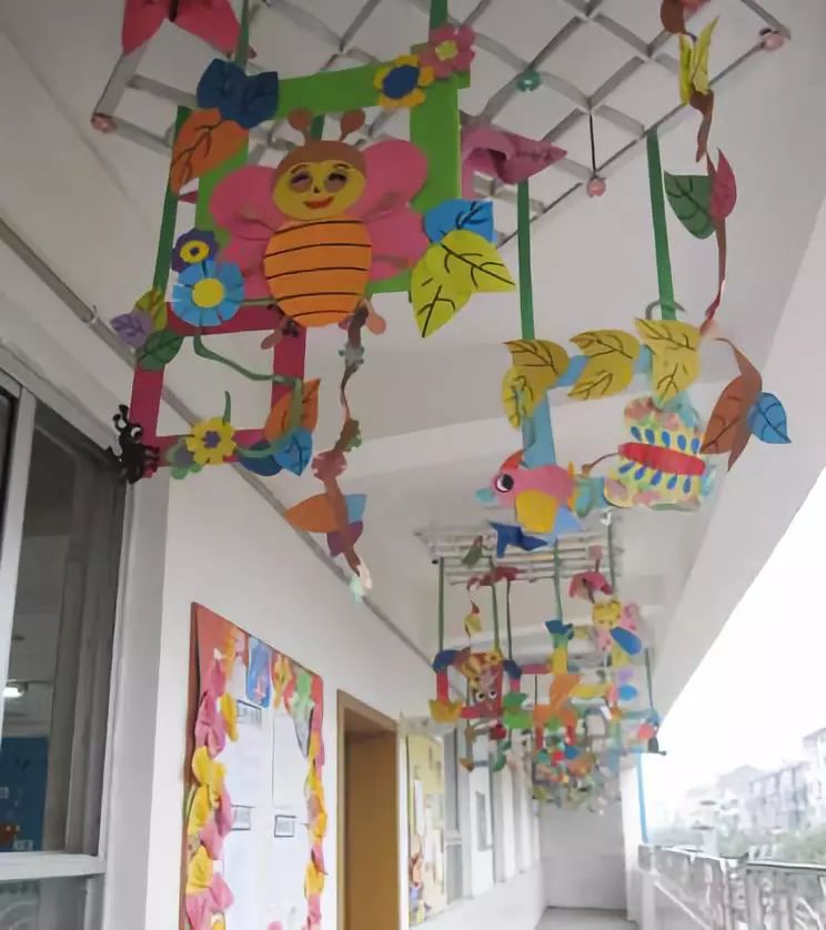 幼儿园走廊吊饰环创18款，新学期参考