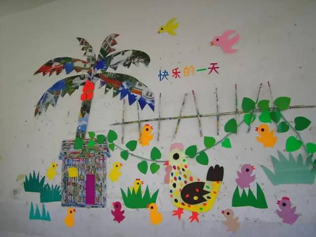 幼儿园小中大班“会说话”的墙