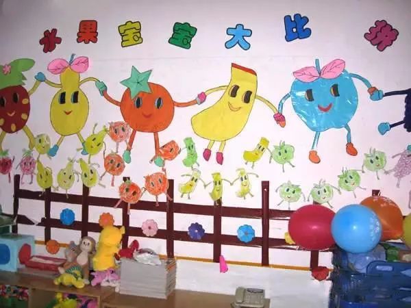 幼儿园水果主题环创、吊饰大全，潜移默化让孩子爱吃水果