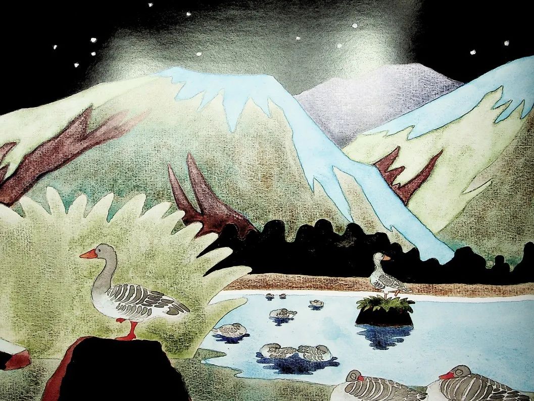 国庆节 |绘本故事《11只灰雁往南飞》，跟11只灰雁领略我国大好河山！