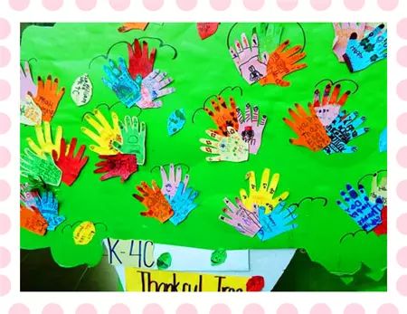 幼儿园感恩节环创方案