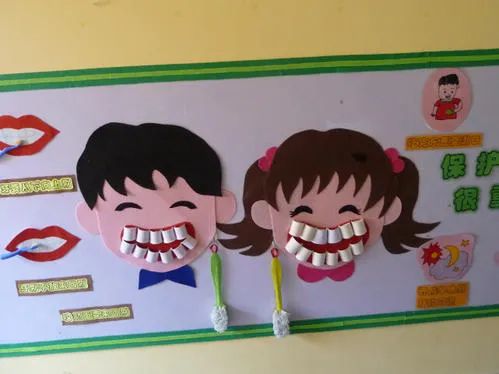 幼儿园保护牙齿方案+环创