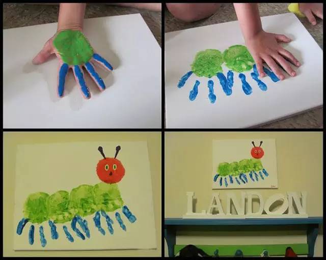 幼儿园创意手印画17款，孩子非常喜欢！