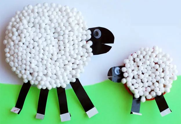 幼儿园创意手工——小绵羊的3种制作方法