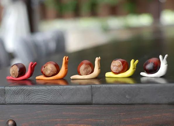 幼儿园手工制作——可爱的小蜗牛