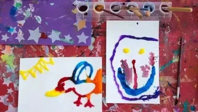 幼儿园推荐：盐+胶水，让孩子爱不释手的5种绘画小制作！
