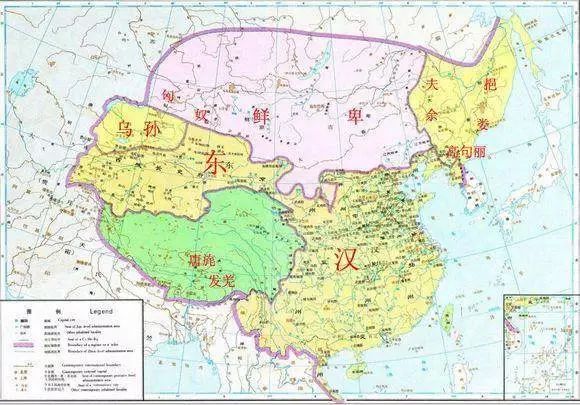 中国主要朝代的疆域版图，宋朝实在凄惨，明清达到鼎盛