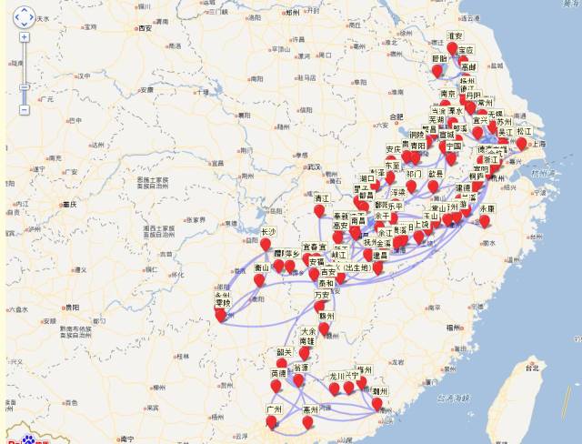 有人把李白杜甫一生的旅行足迹做了地图，发现了大事情…