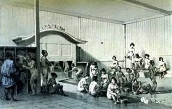 实拍：六七十年前日本民众男女混浴