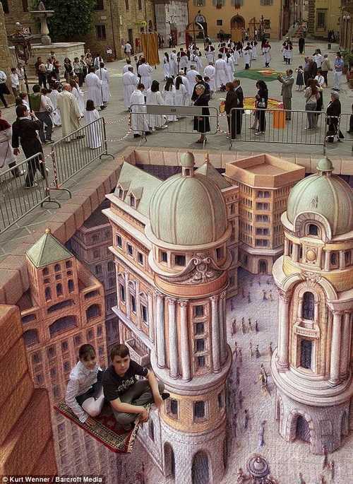 3D街头艺术，国内什么时候才能有........