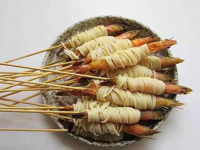 金丝虾串，这一秋有虾更完美