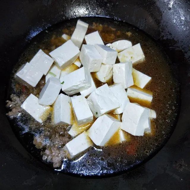 肉末豆腐的家常做法，顺滑爽口，超级下饭！